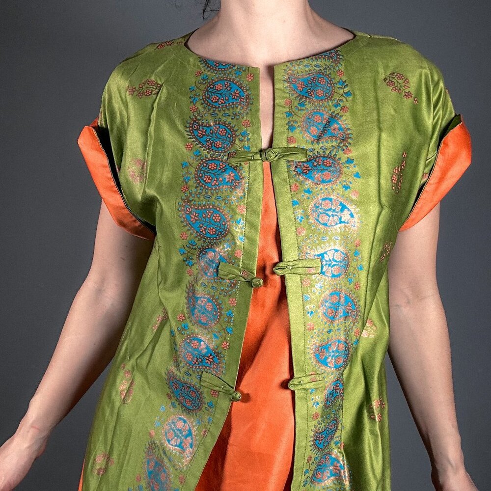 Vintage rare Bohemian Tunic Dress for McInerny of Honolulu